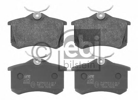 FEBI BILSTEIN 16404 Тормозные колодки 9 для VOLKSWAGEN (Фольксваген) FEBI BILSTEIN 16404 Тормозные колодки 9 для VOLKSWAGEN (Фольксваген)