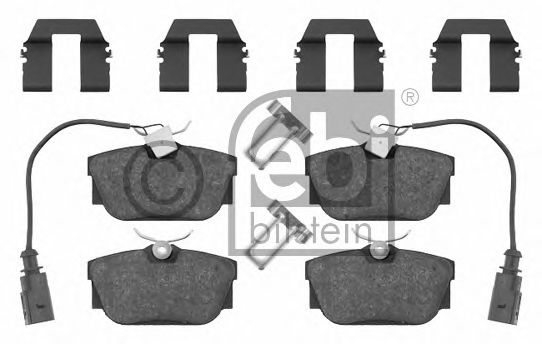 FEBI BILSTEIN 16408 Тормозные колодки 16 для VOLKSWAGEN T4 CARAVELLE (Фольксваген Т4 cараvэллэ) FEBI BILSTEIN 16408 Тормозные колодки 16 для VOLKSWAGEN T4 CARAVELLE (Фольксваген Т4 cараvэллэ)