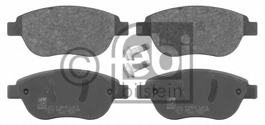 FEBI BILSTEIN 16422 Тормозные колодки механическая коробка передач для PEUGEOT 207 (Пежо 207) FEBI BILSTEIN 16422 Тормозные колодки механическая коробка передач для PEUGEOT 207 (Пежо 207)