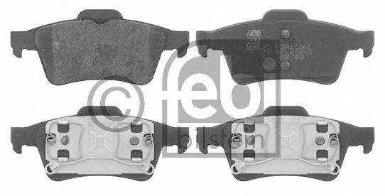 FEBI BILSTEIN 16428 Тормозные колодки для RENAULT LAGUNA II (Рено Лагуна 2) FEBI BILSTEIN 16428 Тормозные колодки для RENAULT LAGUNA II (Рено Лагуна 2)