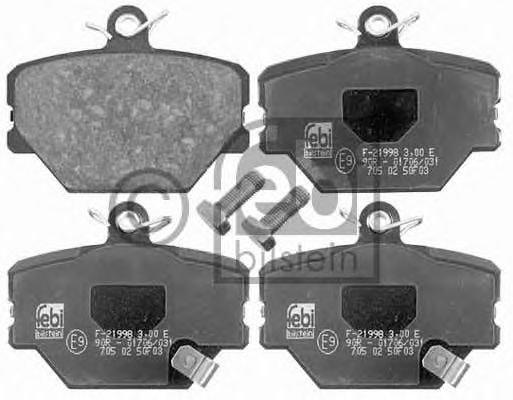 FEBI BILSTEIN 16485 Тормозные колодки для SMART CITY-COUPE (Смарт Cитъ-cоупэ) FEBI BILSTEIN 16485 Тормозные колодки для SMART CITY-COUPE (Смарт Cитъ-cоупэ)