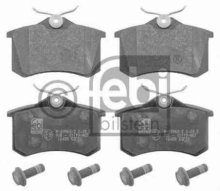 FEBI BILSTEIN 16488 Тормозные колодки 9 для SEAT ALTEA (Сеат Алтэа) FEBI BILSTEIN 16488 Тормозные колодки 9 для SEAT ALTEA (Сеат Алтэа)