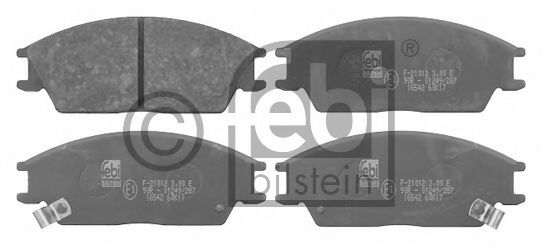 FEBI BILSTEIN 16542 Тормозные колодки для HYUNDAI EXCEL (Хендай Эxcэл) FEBI BILSTEIN 16542 Тормозные колодки для HYUNDAI EXCEL (Хендай Эxcэл)