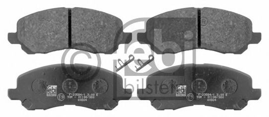FEBI BILSTEIN 16644 Тормозные колодки для MITSUBISHI LANCER (Митсубиши/митсубиси Ланcэр) FEBI BILSTEIN 16644 Тормозные колодки для MITSUBISHI LANCER (Митсубиши/митсубиси Ланcэр)