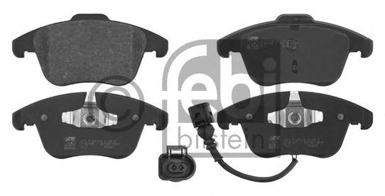 FEBI BILSTEIN 16760 Тормозные колодки 312 для VOLKSWAGEN (Фольксваген) FEBI BILSTEIN 16760 Тормозные колодки 312 для VOLKSWAGEN (Фольксваген)