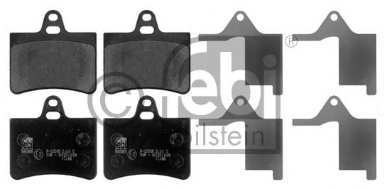 FEBI BILSTEIN 16832 Тормозные колодки для CITROËN C5 II (CитроËн С5 2) FEBI BILSTEIN 16832 Тормозные колодки для CITROËN C5 II (CитроËн С5 2)