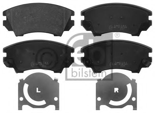 FEBI BILSTEIN 16892 Тормозные колодки 17 для OPEL ASTRA J (Опель Астра джи) FEBI BILSTEIN 16892 Тормозные колодки 17 для OPEL ASTRA J (Опель Астра джи)