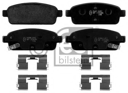 FEBI BILSTEIN 16894 Тормозные колодки J17 J60 для OPEL ASTRA J (Опель Астра джи) FEBI BILSTEIN 16894 Тормозные колодки J17 J60 для OPEL ASTRA J (Опель Астра джи)