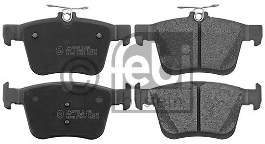FEBI BILSTEIN 16995 Тормозные колодки 272 для VOLKSWAGEN (Фольксваген) FEBI BILSTEIN 16995 Тормозные колодки 272 для VOLKSWAGEN (Фольксваген)