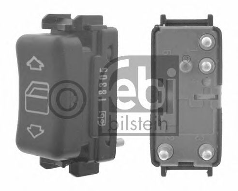 FEBI BILSTEIN 18305 Выключатель, стеклолодъемник с обеих сторон для MERCEDES-BENZ CABRIOLET (Мэрcэдэс-бэнз Cабриолэт) FEBI BILSTEIN 18305 Выключатель, стеклолодъемник с обеих сторон для MERCEDES-BENZ CABRIOLET (Мэрcэдэс-бэнз Cабриолэт)