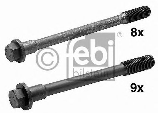 FEBI BILSTEIN 19437 Комплект болтов головки цилидра 