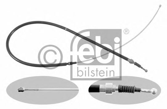 FEBI BILSTEIN 22884 Трос, стояночная тормозная система усиленная подвеска колес для AUDI A3 (Ауди А3) FEBI BILSTEIN 22884 Трос, стояночная тормозная система усиленная подвеска колес для AUDI A3 (Ауди А3)