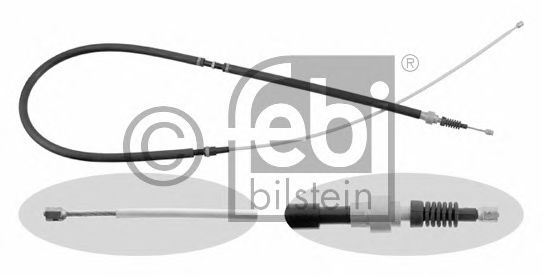 FEBI BILSTEIN 22886 Трос, стояночная тормозная система 8L-X-200 000 для VOLKSWAGEN GOLF IV (Фольксваген Гольф 4) FEBI BILSTEIN 22886 Трос, стояночная тормозная система 8L-X-200 000 для VOLKSWAGEN GOLF IV (Фольксваген Гольф 4)