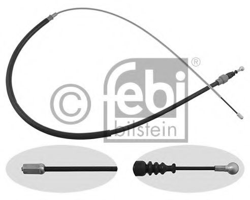 FEBI BILSTEIN 24412 Трос, стояночная тормозная система 11 2005 для SEAT ALTEA (Сеат Алтэа) FEBI BILSTEIN 24412 Трос, стояночная тормозная система 11 2005 для SEAT ALTEA (Сеат Алтэа)