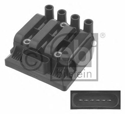 FEBI BILSTEIN 29319 Катушка зажигания BHP для VOLKSWAGEN BORA (Фольксваген Бора) FEBI BILSTEIN 29319 Катушка зажигания BHP для VOLKSWAGEN BORA (Фольксваген Бора)