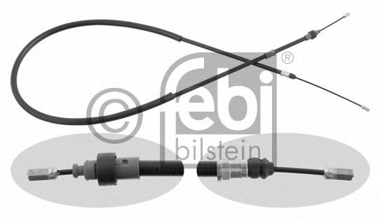 FEBI BILSTEIN 29362 Трос, стояночная тормозная система для автомобиля с дисковой тормозной системой на задней оси для PEUGEOT (Пежо) FEBI BILSTEIN 29362 Трос, стояночная тормозная система для автомобиля с дисковой тормозной системой на задней оси для PEUGEOT (Пежо)