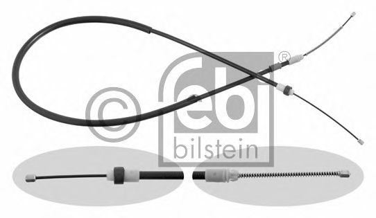 FEBI BILSTEIN 29363 Трос, стояночная тормозная система для автомобиля с барабанной тормозной системой на задней оси для PEUGEOT (Пежо) FEBI BILSTEIN 29363 Трос, стояночная тормозная система для автомобиля с барабанной тормозной системой на задней оси для PEUGEOT (Пежо)