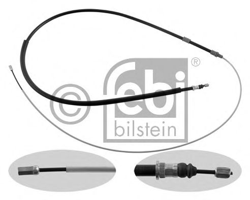 FEBI BILSTEIN 33207 Трос, стояночная тормозная система механический для RENAULT LAGUNA II ER (Рено Лагуна 2 ер) FEBI BILSTEIN 33207 Трос, стояночная тормозная система механический для RENAULT LAGUNA II ER (Рено Лагуна 2 ер)