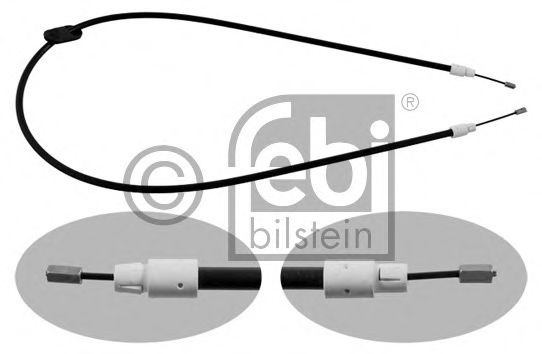 FEBI BILSTEIN 34904 Трос, стояночная тормозная система для правостороннего расположения руля для MERCEDESBENZ (Мерседес бенц) FEBI BILSTEIN 34904 Трос, стояночная тормозная система для правостороннего расположения руля для MERCEDESBENZ (Мерседес бенц)
