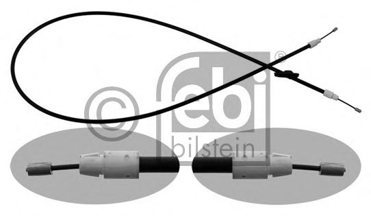 FEBI BILSTEIN 34906 Трос, стояночная тормозная система для MERCEDESBENZ (Мерседес бенц) FEBI BILSTEIN 34906 Трос, стояночная тормозная система для MERCEDESBENZ (Мерседес бенц)