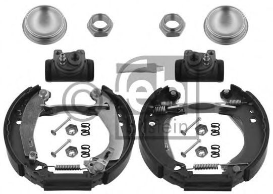 FEBI BILSTEIN 37496 Тормозные колодоки для автомобилей с усилителем тормозного привода для PEUGEOT 205 II (Пежо 205 2) FEBI BILSTEIN 37496 Тормозные колодоки для автомобилей с усилителем тормозного привода для PEUGEOT 205 II (Пежо 205 2)
