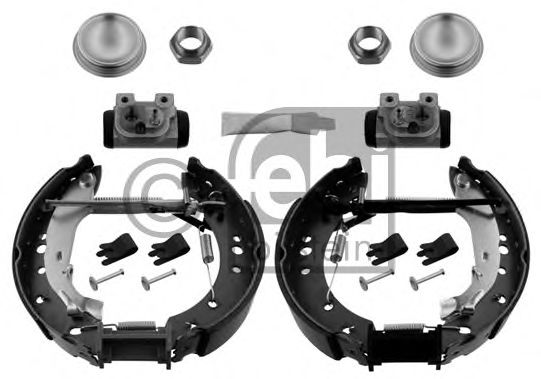 FEBI BILSTEIN 37528 Тормозные колодоки для автомобилей без ABS для CITROËN C2 (CитроËн C2) FEBI BILSTEIN 37528 Тормозные колодоки для автомобилей без ABS для CITROËN C2 (CитроËн C2)