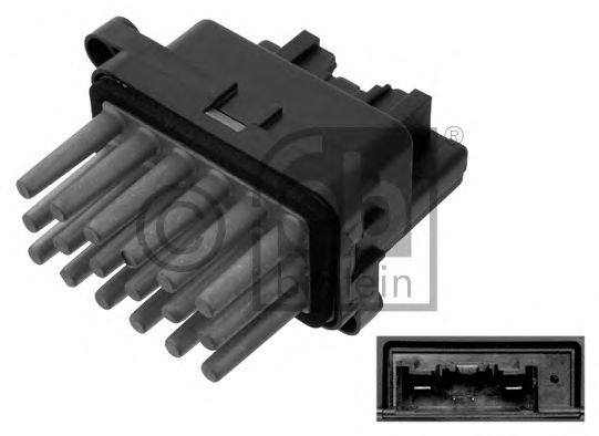 FEBI BILSTEIN 38645 Сопротивление, вентилятор салона для автомобилей с автоматическим кондиционером для FORD FIESTA (Форд Фиэста) FEBI BILSTEIN 38645 Сопротивление, вентилятор салона для автомобилей с автоматическим кондиционером для FORD FIESTA (Форд Фиэста)
