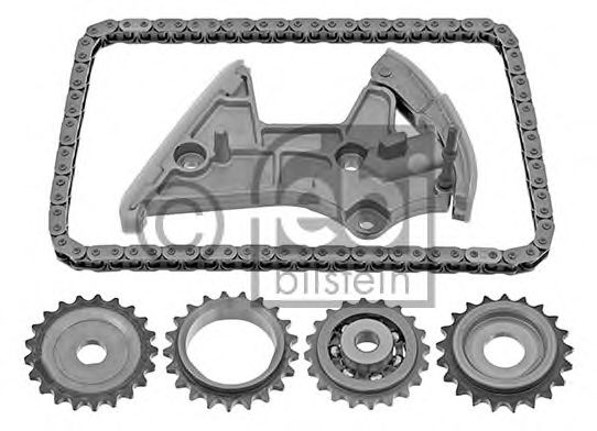 FEBI BILSTEIN 43667 Комплект цепи, привод масляного насоса для SEAT IBIZA V (Сеат Ибица 5) FEBI BILSTEIN 43667 Комплект цепи, привод масляного насоса для SEAT IBIZA V (Сеат Ибица 5)