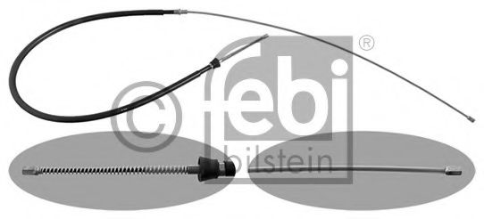 FEBI BILSTEIN 48331 Трос, стояночная тормозная система для автомобиля с барабанной тормозной системой на задней оси для SKODA (Шкода) FEBI BILSTEIN 48331 Трос, стояночная тормозная система для автомобиля с барабанной тормозной системой на задней оси для SKODA (Шкода)