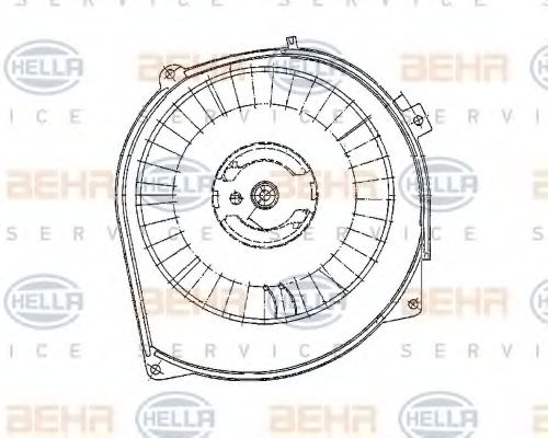 BEHR HELLA SERVICE 8EW 009 157-761 Вентилятор салона для MERCEDESBENZ (Мерседес бенц) BEHR HELLA SERVICE 8EW 009 157-761 Вентилятор салона для MERCEDESBENZ (Мерседес бенц)