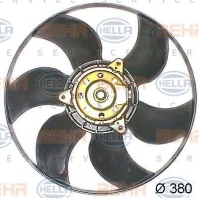 BEHR HELLA SERVICE 8EW 009 158-501 Вентилятор, охлаждение двигателя для RENAULT KANGOO (Рено Кангу) BEHR HELLA SERVICE 8EW 009 158-501 Вентилятор, охлаждение двигателя для RENAULT KANGOO (Рено Кангу)