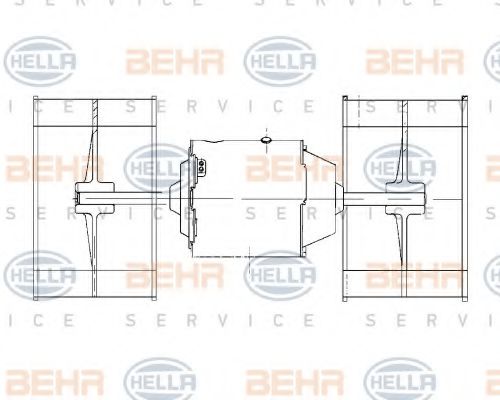 BEHR HELLA SERVICE 8EW 009 158-651 Вентилятор салона для BMW 7 (Бмв 7) BEHR HELLA SERVICE 8EW 009 158-651 Вентилятор салона для BMW 7 (Бмв 7)