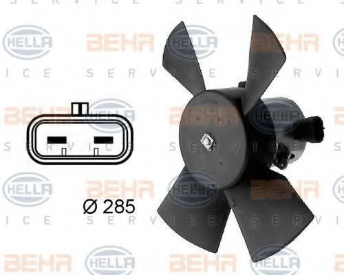 BEHR HELLA SERVICE 8EW 009 158-701 Вентилятор, охлаждение двигателя для OPEL CORSA A (Опель Cорса а) BEHR HELLA SERVICE 8EW 009 158-701 Вентилятор, охлаждение двигателя для OPEL CORSA A (Опель Cорса а)