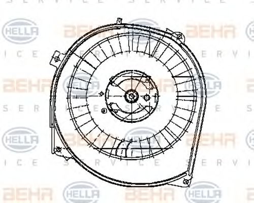 BEHR HELLA SERVICE 8EW 009 159-321 Вентилятор салона для MERCEDESBENZ (Мерседес бенц) BEHR HELLA SERVICE 8EW 009 159-321 Вентилятор салона для MERCEDESBENZ (Мерседес бенц)