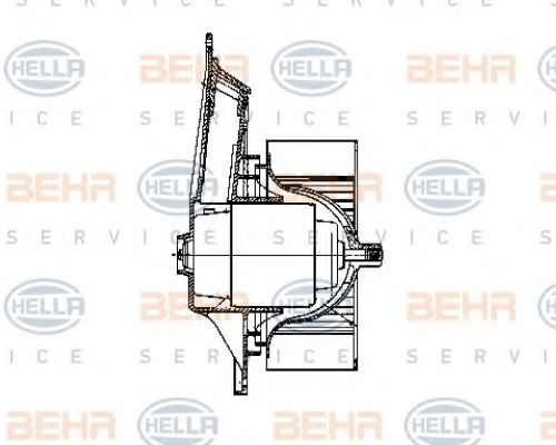 BEHR HELLA SERVICE 8EW 009 159-761 Вентилятор салона для MERCEDESBENZ (Мерседес бенц) BEHR HELLA SERVICE 8EW 009 159-761 Вентилятор салона для MERCEDESBENZ (Мерседес бенц)