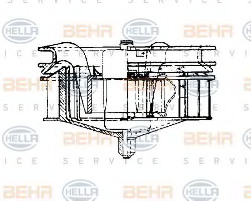 BEHR HELLA SERVICE 8EW 009 160-441 Вентилятор салона для MERCEDES-BENZ T2/L (Мэрcэдэс-бэнз Т2/л) BEHR HELLA SERVICE 8EW 009 160-441 Вентилятор салона для MERCEDES-BENZ T2/L (Мэрcэдэс-бэнз Т2/л)