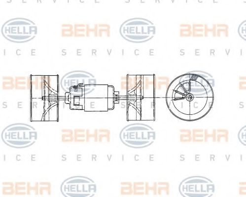 BEHR HELLA SERVICE 8EW 009 160-491 Вентилятор салона для MAN M 90 (Ман М 90) BEHR HELLA SERVICE 8EW 009 160-491 Вентилятор салона для MAN M 90 (Ман М 90)