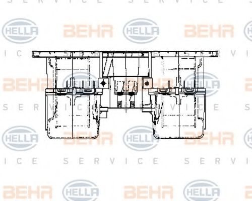 BEHR HELLA SERVICE 8EW 009 160-791 Вентилятор салона для MAN M 90 (Ман М 90) BEHR HELLA SERVICE 8EW 009 160-791 Вентилятор салона для MAN M 90 (Ман М 90)
