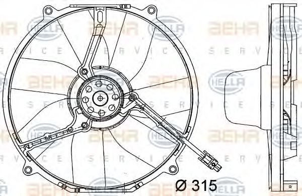 BEHR HELLA SERVICE 8EW 351 034-771 Вентилятор, конденсатор кондиционера для MERCEDES-BENZ CL-CLASS (Мэрcэдэс-бэнз Cл-cласс) BEHR HELLA SERVICE 8EW 351 034-771 Вентилятор, конденсатор кондиционера для MERCEDES-BENZ CL-CLASS (Мэрcэдэс-бэнз Cл-cласс)