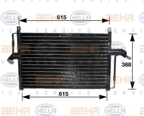 BEHR HELLA SERVICE 8FC 351 035-051 Конденсатор, кондиционер для OPEL OMEGA A (Опель Омэга а) BEHR HELLA SERVICE 8FC 351 035-051 Конденсатор, кондиционер для OPEL OMEGA A (Опель Омэга а)