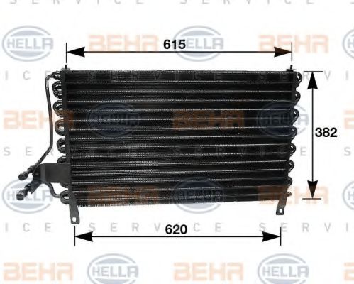 BEHR HELLA SERVICE 8FC 351 035-061 Конденсатор, кондиционер для OPEL OMEGA A (Опель Омэга а) BEHR HELLA SERVICE 8FC 351 035-061 Конденсатор, кондиционер для OPEL OMEGA A (Опель Омэга а)