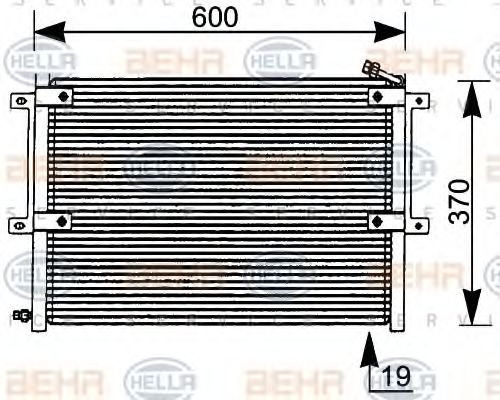 BEHR HELLA SERVICE 8FC 351 036-061 Конденсатор, кондиционер для VOLKSWAGEN POLO (Фольксваген Поло) BEHR HELLA SERVICE 8FC 351 036-061 Конденсатор, кондиционер для VOLKSWAGEN POLO (Фольксваген Поло)