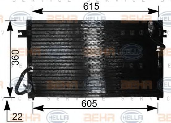 BEHR HELLA SERVICE 8FC 351 036-481 Конденсатор, кондиционер для MITSUBISHI PAJERO/SHOGUN (Митсубиши/митсубиси Пажэро/шогун) BEHR HELLA SERVICE 8FC 351 036-481 Конденсатор, кондиционер для MITSUBISHI PAJERO/SHOGUN (Митсубиши/митсубиси Пажэро/шогун)