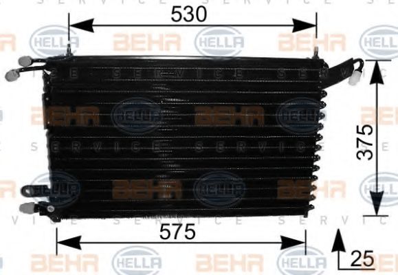 BEHR HELLA SERVICE 8FC 351 037-411 Конденсатор, кондиционер для VOLKSWAGEN JETTA II (Фольксваген Жэтта 2) BEHR HELLA SERVICE 8FC 351 037-411 Конденсатор, кондиционер для VOLKSWAGEN JETTA II (Фольксваген Жэтта 2)