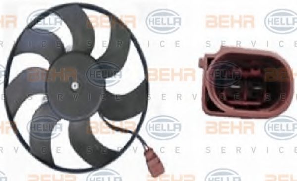 BEHR HELLA SERVICE 8EW 351 039-201 Вентилятор, охлаждение двигателя для AUDI TT (Ауди Тт) BEHR HELLA SERVICE 8EW 351 039-201 Вентилятор, охлаждение двигателя для AUDI TT (Ауди Тт)