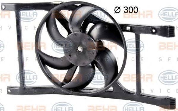BEHR HELLA SERVICE 8EW 351 042-581 Вентилятор, охлаждение двигателя для FIAT 500 C (Фиат 500 c) BEHR HELLA SERVICE 8EW 351 042-581 Вентилятор, охлаждение двигателя для FIAT 500 C (Фиат 500 c)