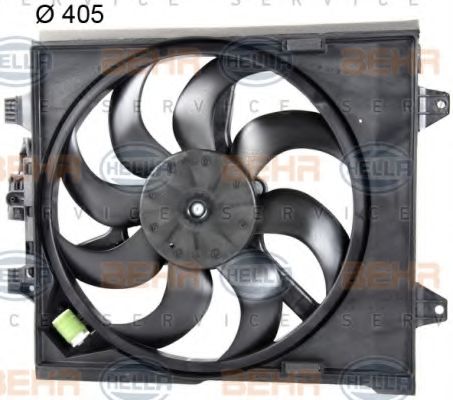 BEHR HELLA SERVICE 8EW 351 042-591 Вентилятор, охлаждение двигателя для FIAT 500 C (Фиат 500 c) BEHR HELLA SERVICE 8EW 351 042-591 Вентилятор, охлаждение двигателя для FIAT 500 C (Фиат 500 c)