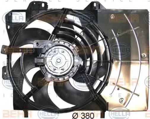 BEHR HELLA SERVICE 8EW 351 043-541 Вентилятор, охлаждение двигателя для PEUGEOT 207 (Пежо 207) BEHR HELLA SERVICE 8EW 351 043-541 Вентилятор, охлаждение двигателя для PEUGEOT 207 (Пежо 207)