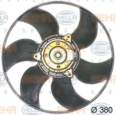 BEHR HELLA SERVICE 8EW 351 044-191 Вентилятор, охлаждение двигателя для RENAULT SCNIC II (Рено Сценик 2) BEHR HELLA SERVICE 8EW 351 044-191 Вентилятор, охлаждение двигателя для RENAULT SCNIC II (Рено Сценик 2)