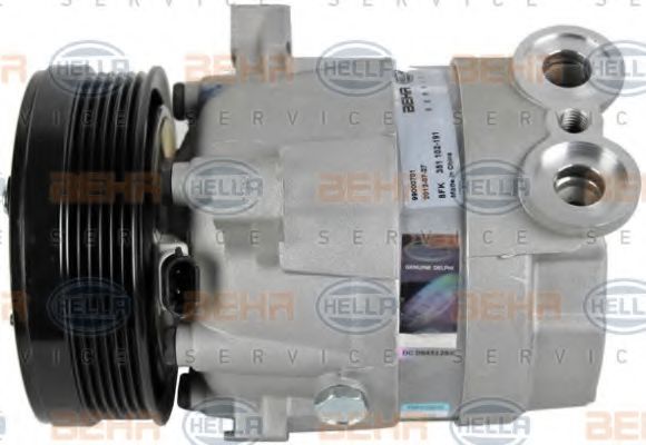 BEHR HELLA SERVICE 8FK 351 102-191 Компрессор, кондиционер для OPEL (Опель) BEHR HELLA SERVICE 8FK 351 102-191 Компрессор, кондиционер для OPEL (Опель)